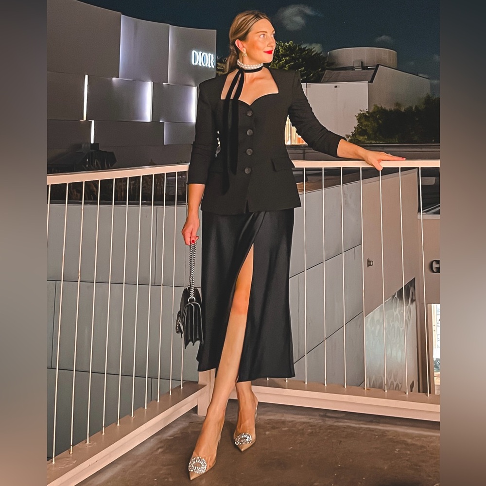H&M Black Maxi Skirt